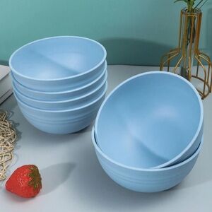 6 pack of blue bowls!! Brand new i just dont like the color!